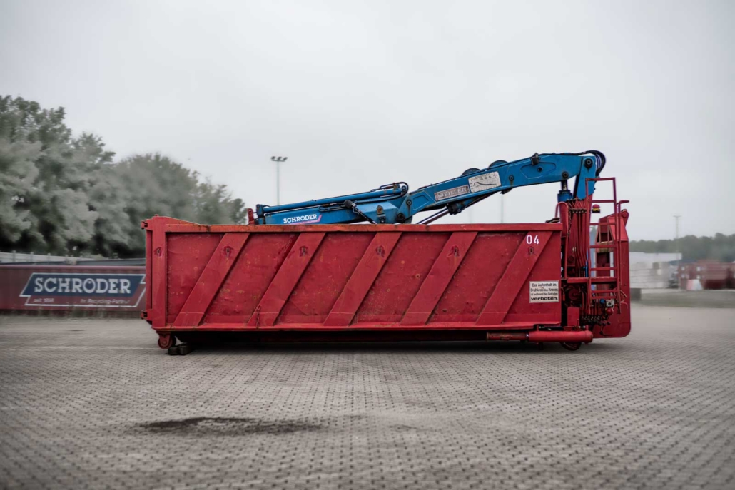 Absetzcontainer 7m³ offen -  Fa. Schröder Schrott & Metalle GmbH, Bremerhaven