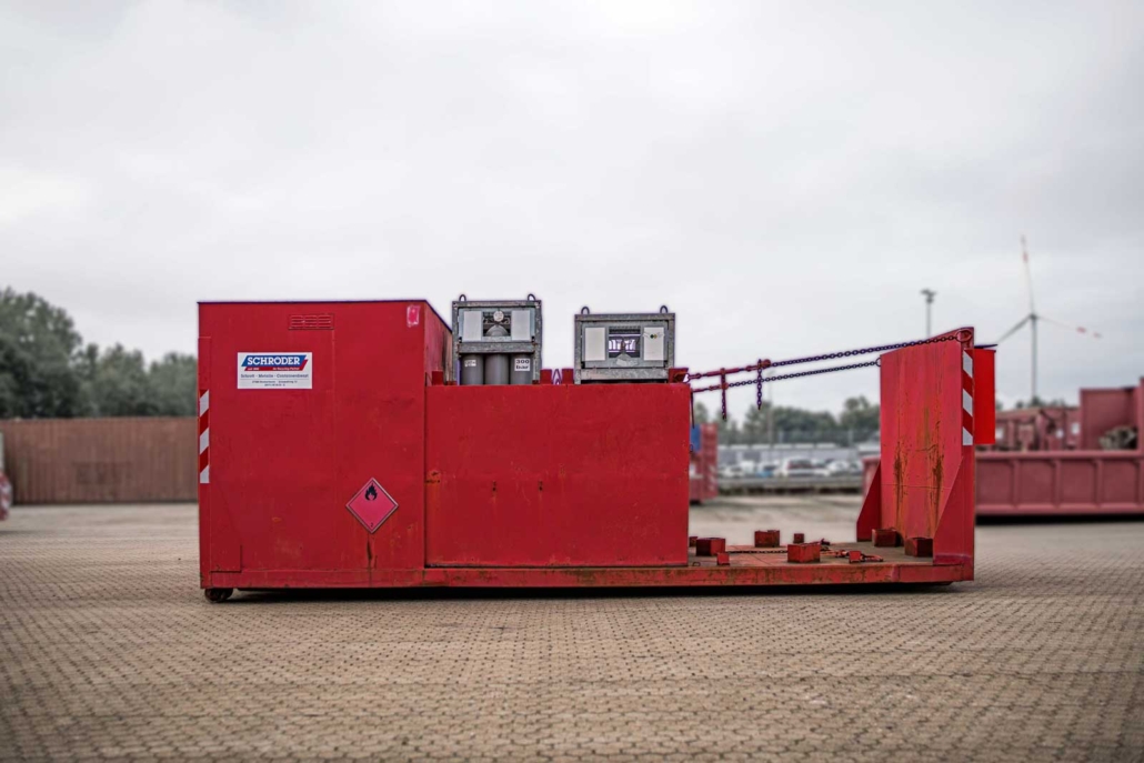 Absetzcontainer 7m³ offen -  Fa. Schröder Schrott & Metalle GmbH, Bremerhaven
