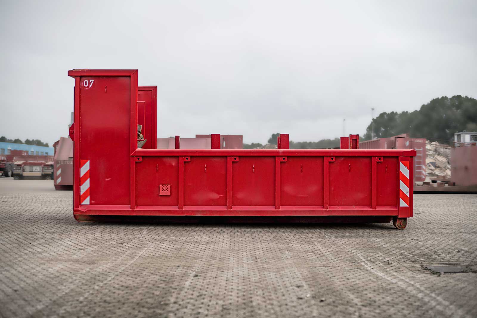 Absetz-Container 7m³ offen - Fa. Schröder Schrott & Metalle GmbH, Bremerhaven Absetz-Container 7m³ offen - Fa. Schröder Schrott & Metalle GmbH, Bremerhaven